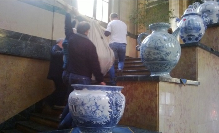 Rientra nella Sala Giunta di Savona il "Globo terracqueo illustrato"