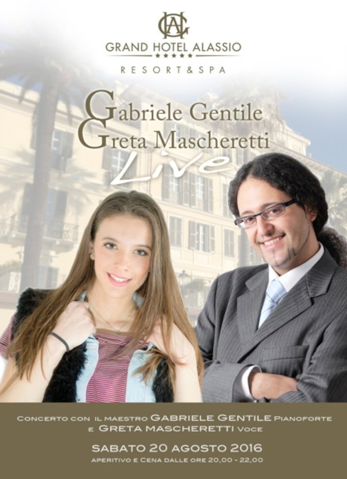 Al Grand Hotel Alassio Gabriele Gentile e Greta Mascheretti Live