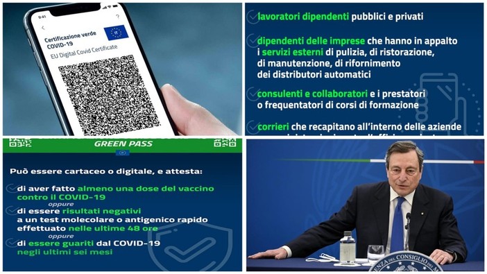 Green Pass obbligatorio, ecco cosa rischia chi è senza: stop dello stipendio e sanzioni fino a mille euro per chi non controlla Green Pass obbligatorio, ecco cosa rischia chi è senza: stop dello stipendio e sanzioni fino a mille euro per chi non controlla
