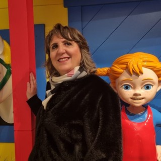 In foto un passaggio alla mostra per gli 80 anni di Pippi Calzelunghe, a Cuneo