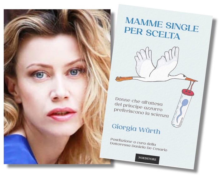 Savona, l'attrice e scrittrice Giorgia Würth presenta il libro "Mamme single per scelta"