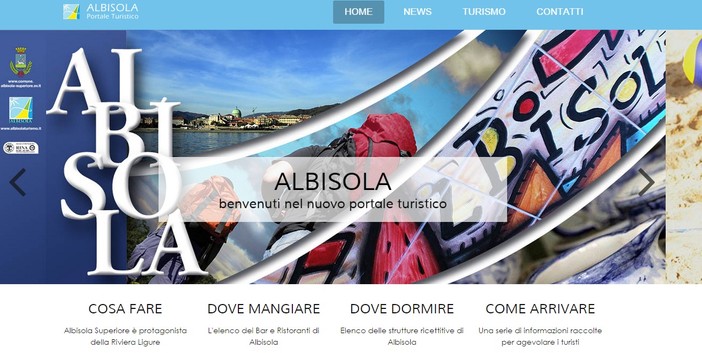 Albisola Superiore lancia un nuovo portale turistico Albisola Superiore lancia un nuovo portale turistico