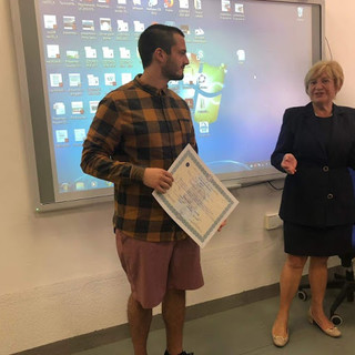 Savona, l'assessore allo Sviluppo Economico Maria Zunato alla consegna dei diplomi ITS