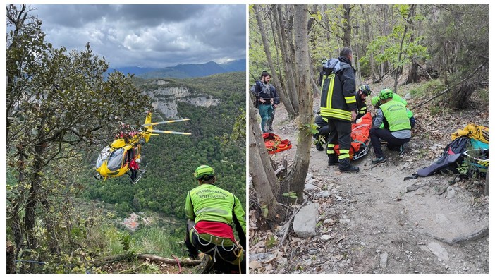 Infortuni nell'entroterra del ponente: doppio intervento a Orco Feglino e Verzi di Loano con l'elisoccorso Infortuni nell'entroterra del ponente: doppio intervento a Orco Feglino e Verzi di Loano con l'elisoccorso