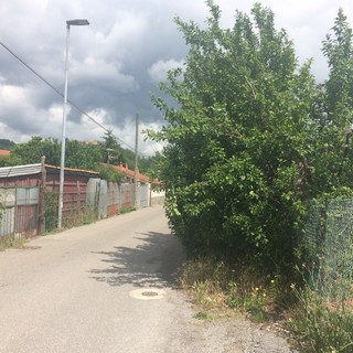 Cairo, verde incolto in via Tecchio