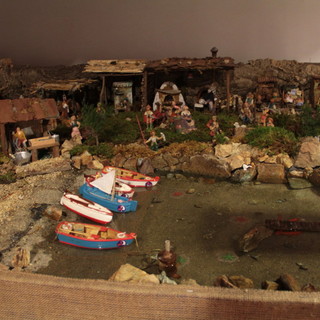 Savona, il presepe in riva al mare di Assonautica: inaugurazione all'insegna dell'ecologia con il Progetto PORT-5R