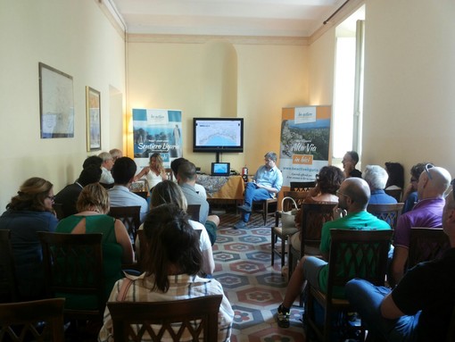 A Finalborgo presentazione del nuovo sito "Be Active Liguria", un portale outdoor dedicato agli amanti della bici e del trekking
