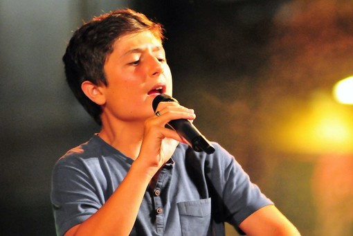La giovane promessa del canto Dominique Aceto al Concorso Nazionale Sanremo Junior