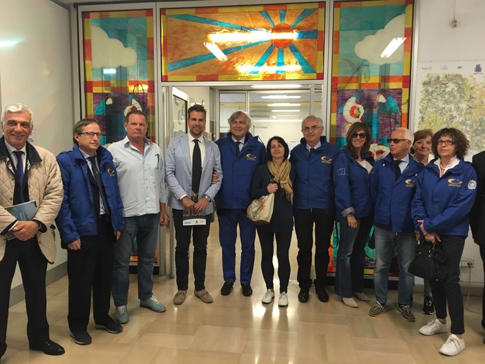 Candidatura di Alassio come Comune Europeo delle Sport 2017: delegazione Aces visita le strutture sportive