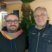 Don Carmelo Galeone e Giovanni Impastato
