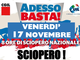 Il 17 novembre otto ore di sciopero contro la legge di bilancio, Cgil e Uil: "Adesso basta!" Il 17 novembre otto ore di sciopero contro la legge di bilancio, Cgil e Uil: "Adesso basta!"