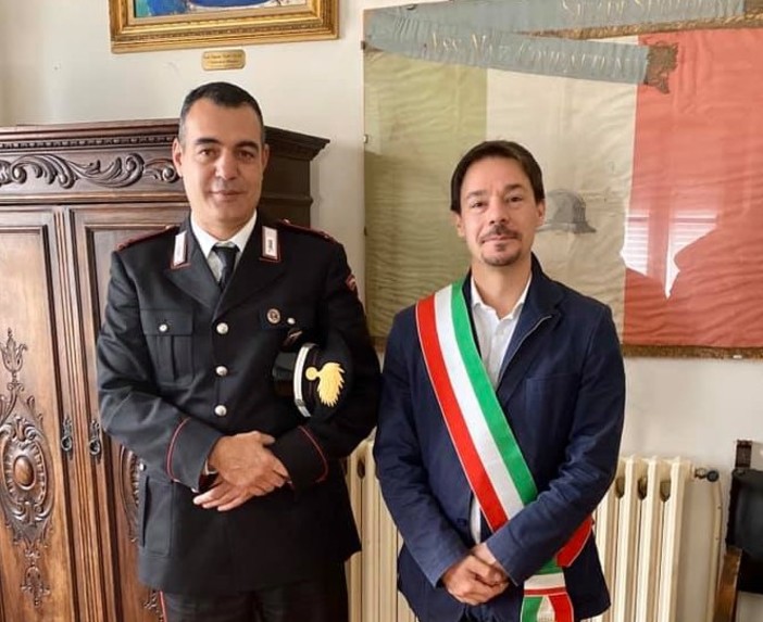 Benvenuto al nuovo comandante dei Carabinieri di Spotorno Benvenuto al nuovo comandante dei Carabinieri di Spotorno