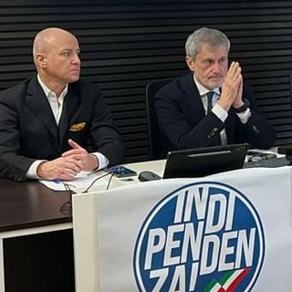 Elezioni '24, Gianni Alemanno a Finale per la candidatura dell'avvocato Luca Battaglier