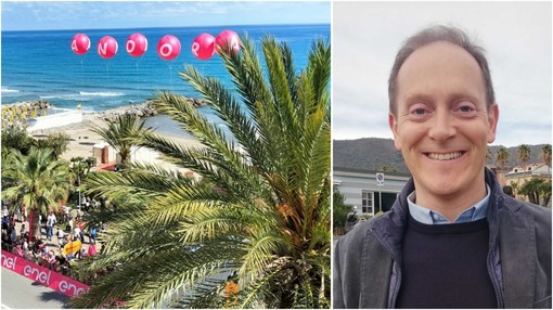 Successo per l'arrivo del Giro d'Italia ad Andora, Demichelis: "Non ci sarà una giornata più importante di questa per la città"