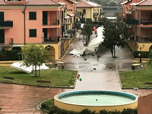 Andora: a Conna una notte di quiete dopo il maltempo Andora: a Conna una notte di quiete dopo il maltempo
