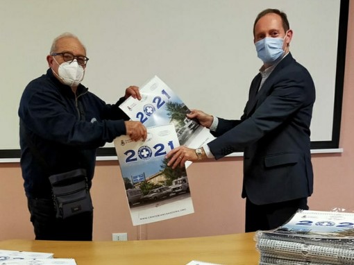 Giovanni Poggio, presidente della Croce Bianca e il sindaco di Andora Mauro Demichelis Giovanni Poggio, presidente della Croce Bianca e il sindaco di Andora Mauro Demichelis