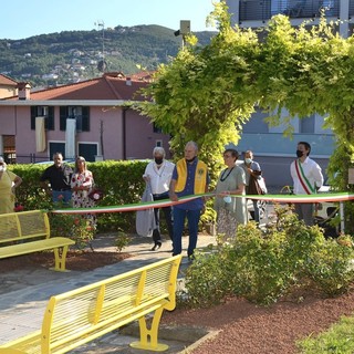 Lions e Comune di Spotorno uniti hanno inaugurato il nuovo percorso per ipovedenti a Parco Monticello