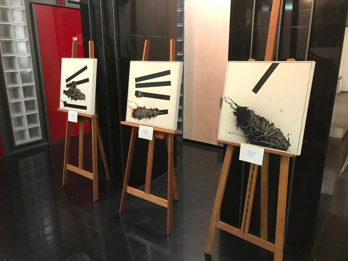 Carige a Savona svela l'Alfabeto di Emilio Scanavino