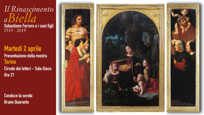 “Il Rinascimento a Biella. Sebastiano Ferrero e i suoi figli”, il 2 aprile la presentazione “Il Rinascimento a Biella. Sebastiano Ferrero e i suoi figli”, il 2 aprile la presentazione