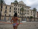 Il Grand Hotel di Alassio fotografato dalla spiaggia