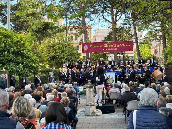 25 aprile ad Albenga: nei Giardini Pubblici “Libero Nante” il “Concerto della Liberazione”
