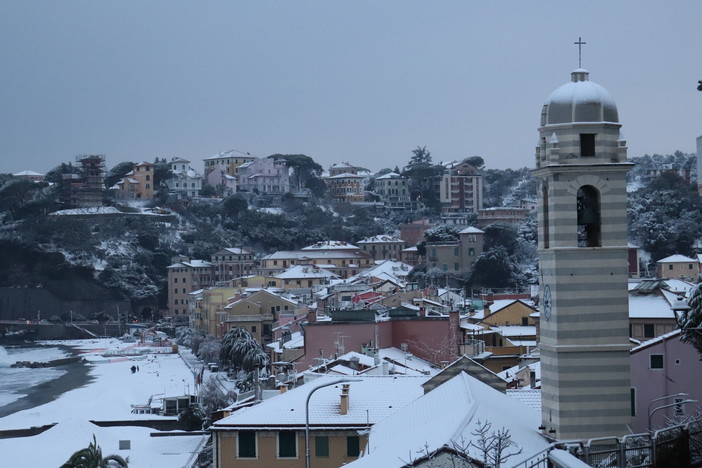 La neve a Savona, Albisola, Celle, negli scatti del blogger Angelo Maggioni