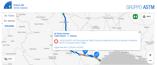 Foto sito "Autostrada dei Fiori" Foto sito "Autostrada dei Fiori"