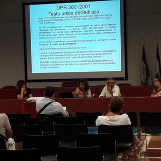 Nuova classificazione sismica del territorio: questa mattina un incontro illustrativo a Palazzo Nervi