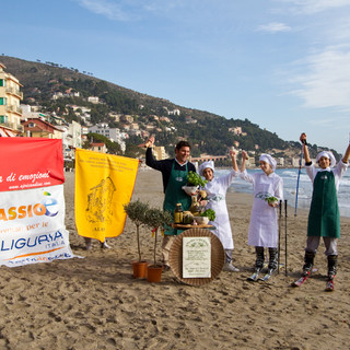 Alassio e Aprica lanciano la sfida per la gara di pesto al mortaio sugli sci