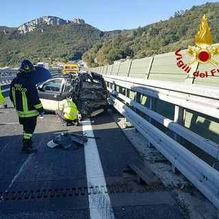 Due incidenti sulla A10 Genova-Ventimiglia, in entrambi i casi camion contro auto