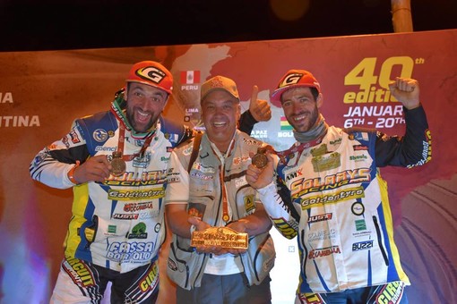 I ponentini Maurizio Gerini e Fausto Vignola raccontano la loro impresa alla Dakar 2018 (FOTO e VIDEO) I ponentini Maurizio Gerini e Fausto Vignola raccontano la loro impresa alla Dakar 2018 (FOTO e VIDEO)