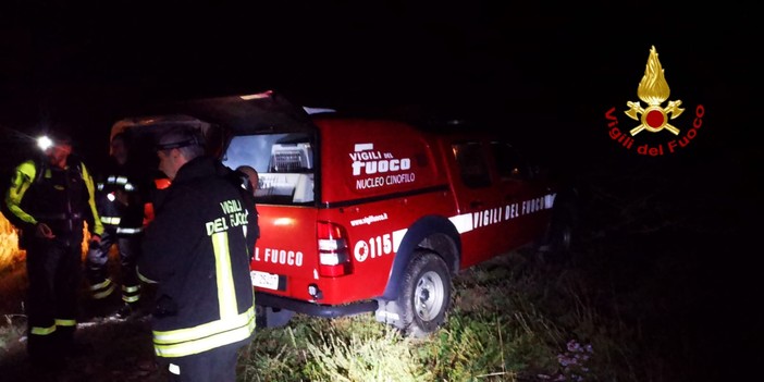 I Vigili del fuoco Cinofili di Savona ritrovano due fungaioli a Ventimiglia