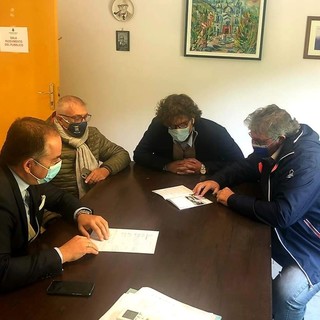 Angelo Vaccarezza ("Cambiamo") in visita a Pontinvrea e Stella (FOTO)