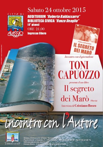 Alassio, Biblioteca Civica: sabato Toni Capuozzo presenta il suo best seller "Il Segreto dei Marò"