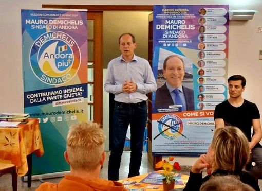 Elezioni Andora, il candidato sindaco Demichelis incontra artigiani e associazioni