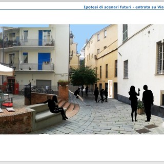 Ipotesi di scenari futuri entrata su Via Vacciuoli;
