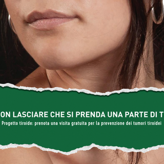 Progetto tiroide, visite gratuite a Ceriale e Albenga