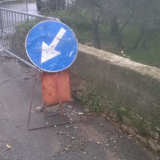 Ceriale: lavori di somma urgenza in Via Nuova di Peagna nei pressi del ponte sul Rio Torsero