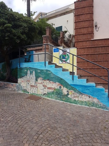 Inaugurati i murales realizzati dalle scuole a Borgio Verezzi