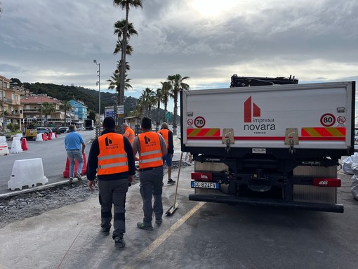 Giro d'Italia ad Andora: terminati i lavori di messa in sicurezza dell'arrivo di tappa Giro d'Italia ad Andora: terminati i lavori di messa in sicurezza dell'arrivo di tappa