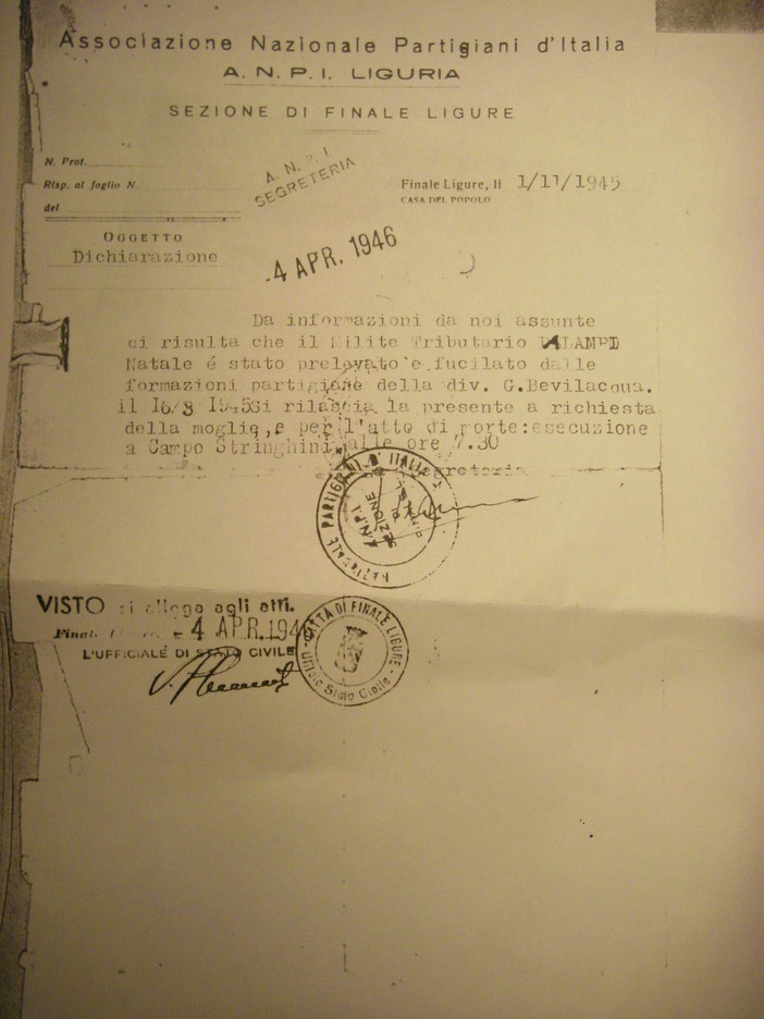 L'uccisione del finanziere Natale Alampi