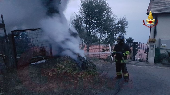Incendio di Cogoleto: Procura esclude dolo, un cavo elettrico la possibile causa