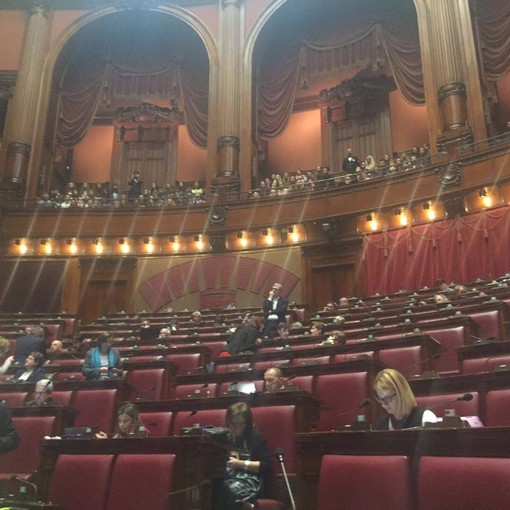 Gli alunni dell’Alberghiero di Alassio a Montecitorio Gli alunni dell’Alberghiero di Alassio a Montecitorio