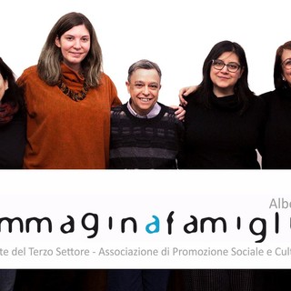 I fondatori di Immaginafamiglie (assenti nella foto Lia Mastropaolo e Valeria Pavan). Le foto presenti sono di Silvio Massolo