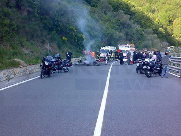 Incidente mortale sulla statale 28 del Colle di Nava. Grave un 32enne di Cairo Montenotte