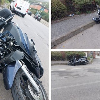 Vado, incidente in via Ciocchi: donna al San Paolo in codice giallo Vado, incidente in via Ciocchi: donna al San Paolo in codice giallo