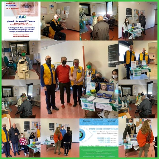 Il contributo dei Lions di Savona e Spotorno nella settimana mondiale del Glaucoma