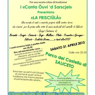 A Saliceto il primo raduno dei Cantauova