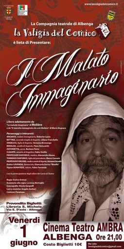 Albenga: "Il malato immaginario" al Teatro Ambra