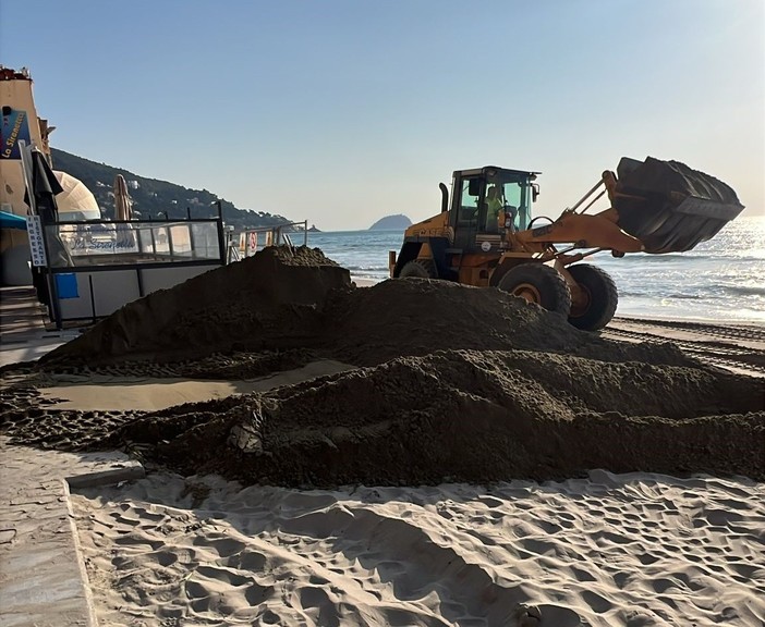 Ripascimento ad Alassio, previsti 55mila metri cubi di sabbia. Melgrati: "Per una protezione più duratura e completa del nostro litorale"